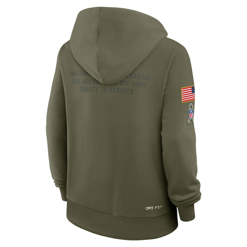 Dallas Cowboys Women's 2025 Salute to Service Sideline Standard Issue Dri-FIT Hoodie | NFL Sale