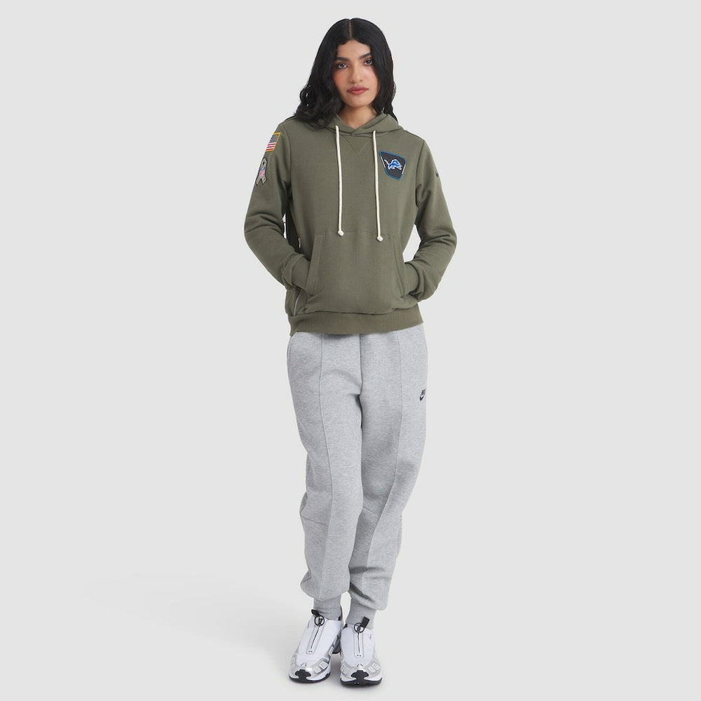Detroit Lions Women's 2025 Salute to Service Sideline Standard Issue Dri-FIT Hoodie | NFL Sale