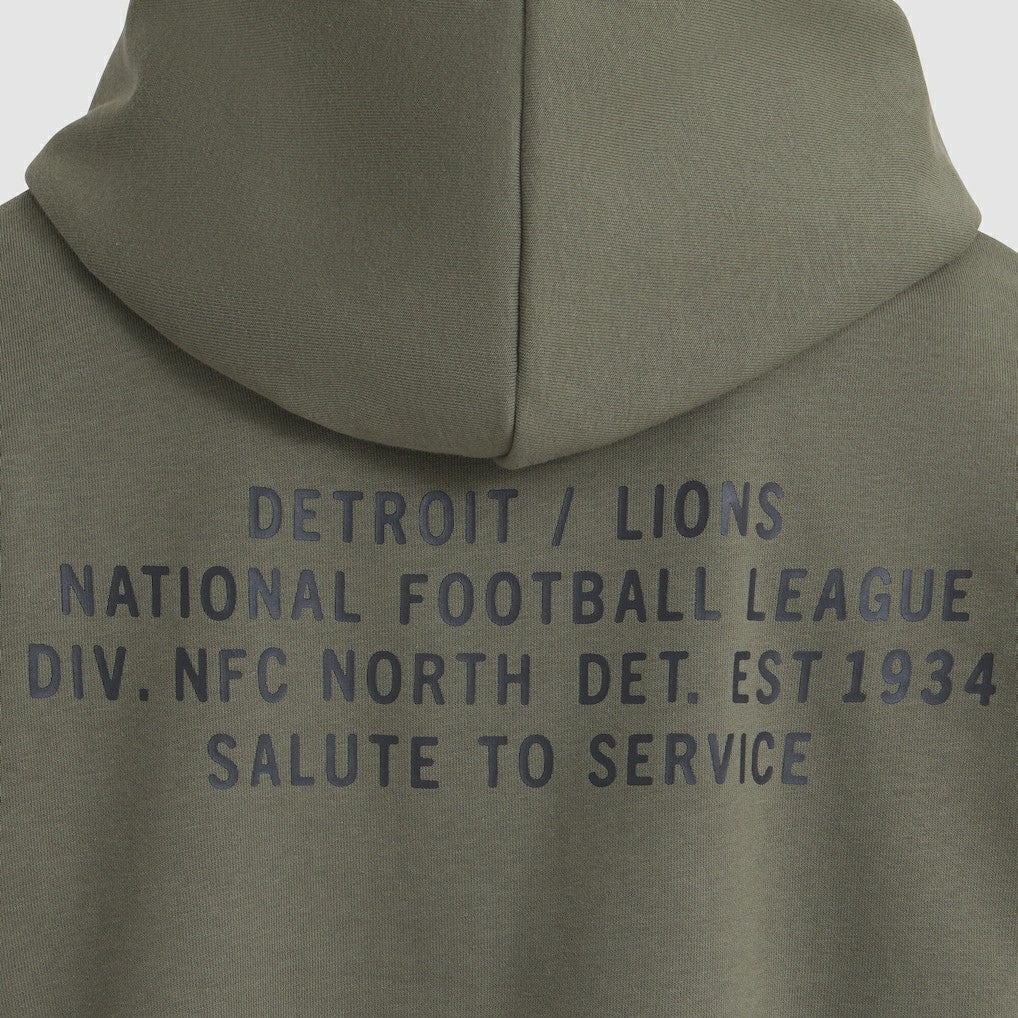 Detroit Lions Women's 2025 Salute to Service Sideline Standard Issue Dri-FIT Hoodie | NFL Sale