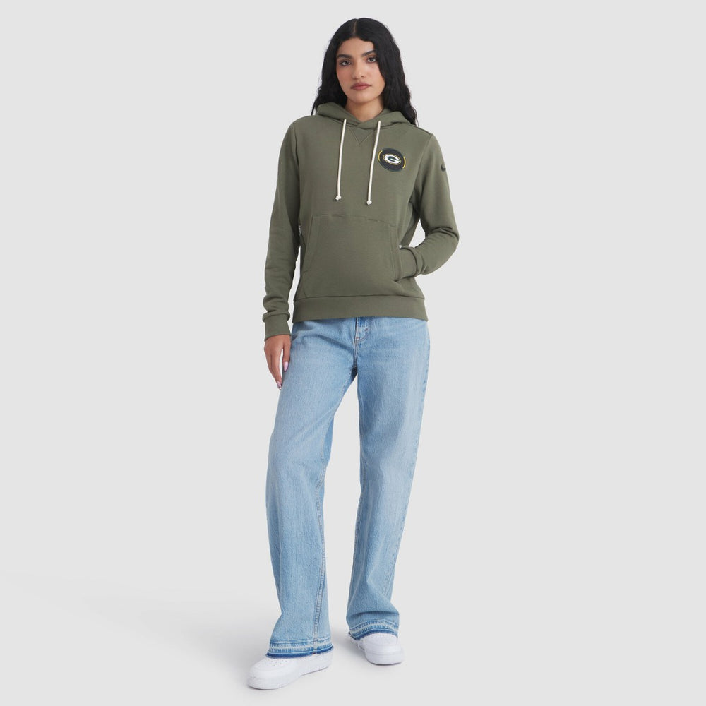 Green Bay Packers Women's 2025 Salute to Service Sideline Standard Issue Dri-FIT Hoodie | NFL On sale