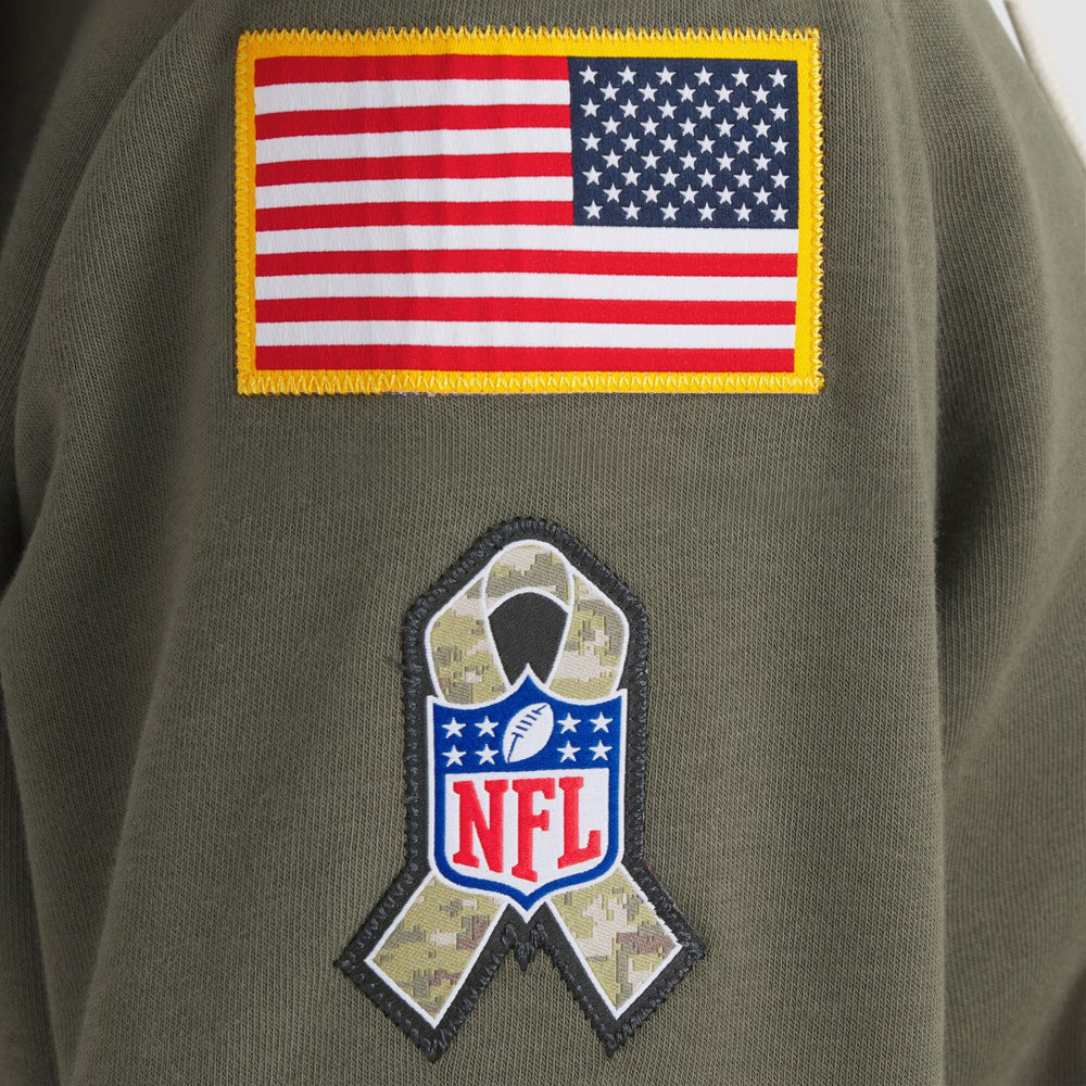 Green Bay Packers Women's 2025 Salute to Service Sideline Standard Issue Dri-FIT Hoodie | NFL On sale