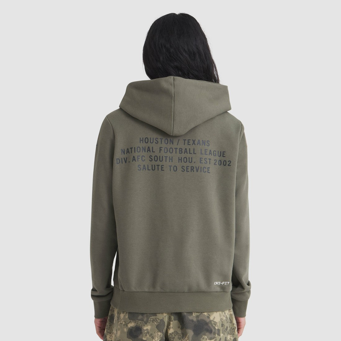 Houston Texans Women's 2025 Salute to Service Sideline Standard Issue Dri-FIT Hoodie | NFL On sale