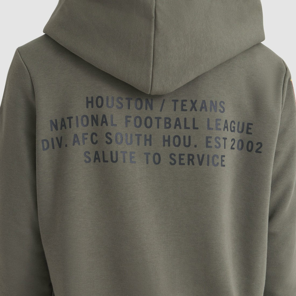 Houston Texans Women's 2025 Salute to Service Sideline Standard Issue Dri-FIT Hoodie | NFL On sale