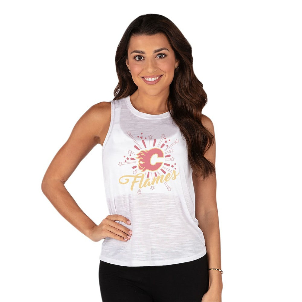 Calgary Flames Concepts Sport Women's Infuse Knit Tank Top -  NHL Tank Top