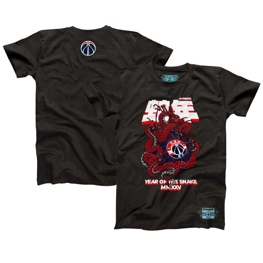 Heather Black Washington Wizards NBALab x Hyperfly Unisex Year of the Snake Lunar New Year Collection T-Shirt | NBA