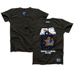 Heather Black Memphis Grizzlies NBALab x Hyperfly Unisex Year of the Snake Lunar New Year Collection T-Shirt | NBA