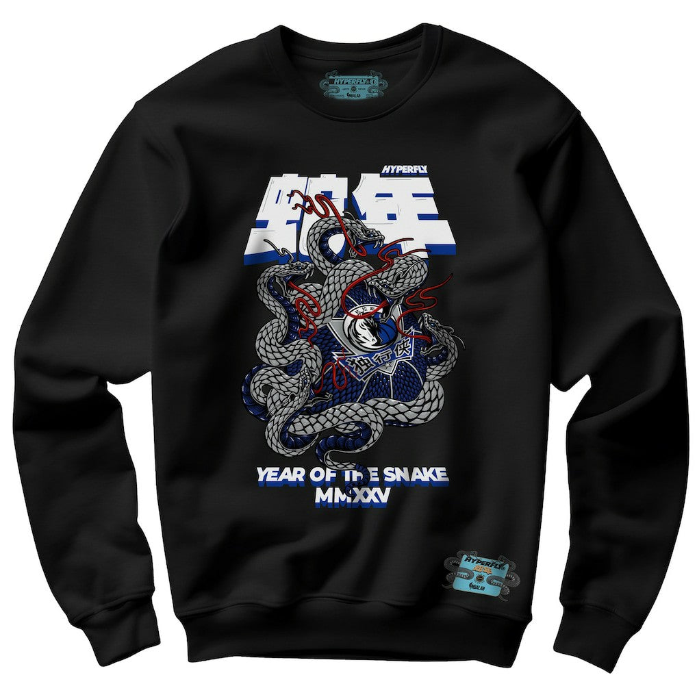 Black Dallas Mavericks NBALab x Hyperfly Unisex Year of the Snake Lunar New Year Collection Sweatshirt sale | NBA
