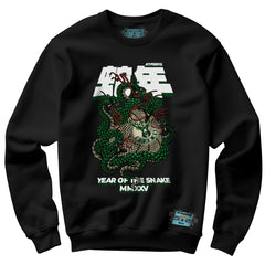 Black Milwaukee Bucks NBALab x Hyperfly Unisex Year of the Snake Lunar New Year Collection Sweatshirt | NBA