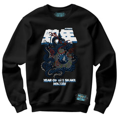 Black Minnesota Timberwolves NBALab x Hyperfly Unisex Year of the Snake Lunar New Year Collection Sweatshirt | NBA