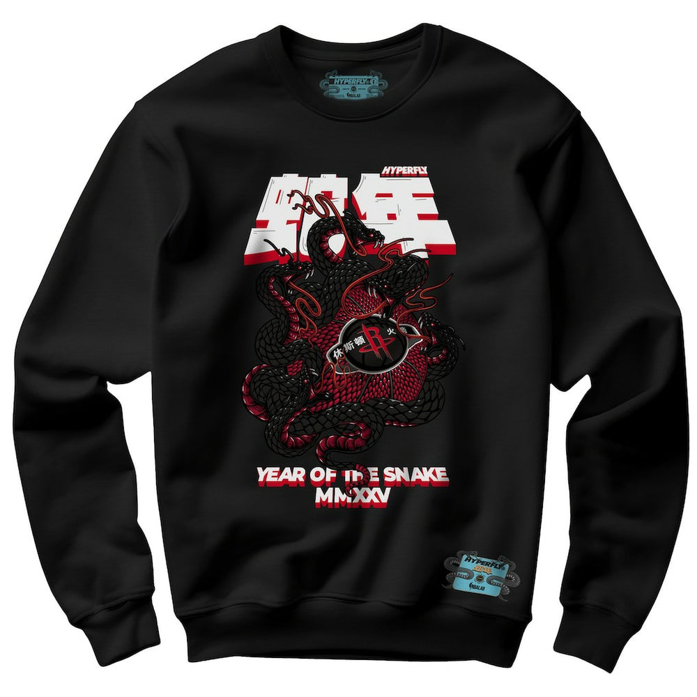 Black Houston Rockets NBALab x Hyperfly Unisex Year of the Snake Lunar New Year Collection Sweatshirt sale | NBA