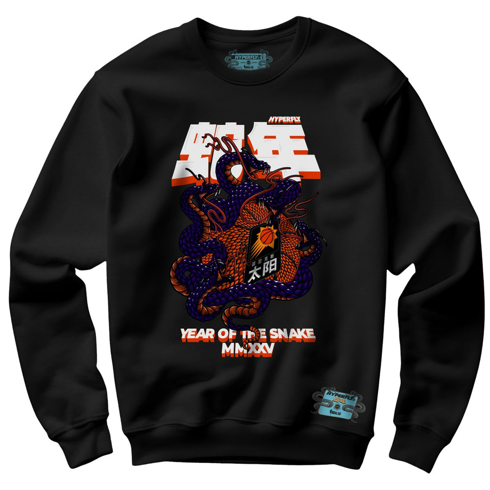 Black Phoenix Suns NBALab x Hyperfly Unisex Year of the Snake Lunar New Year Collection Sweatshirt | NBA