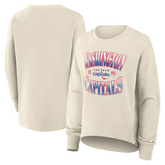 Washington Capitals Fanatics Women's Oversized Vintage Slice Pullover Sweatshirt -  NHL Sweatshirts