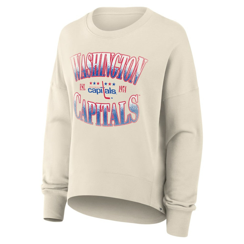 Washington Capitals Fanatics Women's Oversized Vintage Slice Pullover Sweatshirt -  NHL Sweatshirts