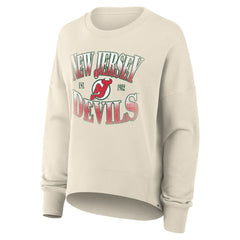 New Jersey Devils Fanatics Women's Oversized Vintage Slice Pullover Sweatshirt -  NHL Sweatshirts