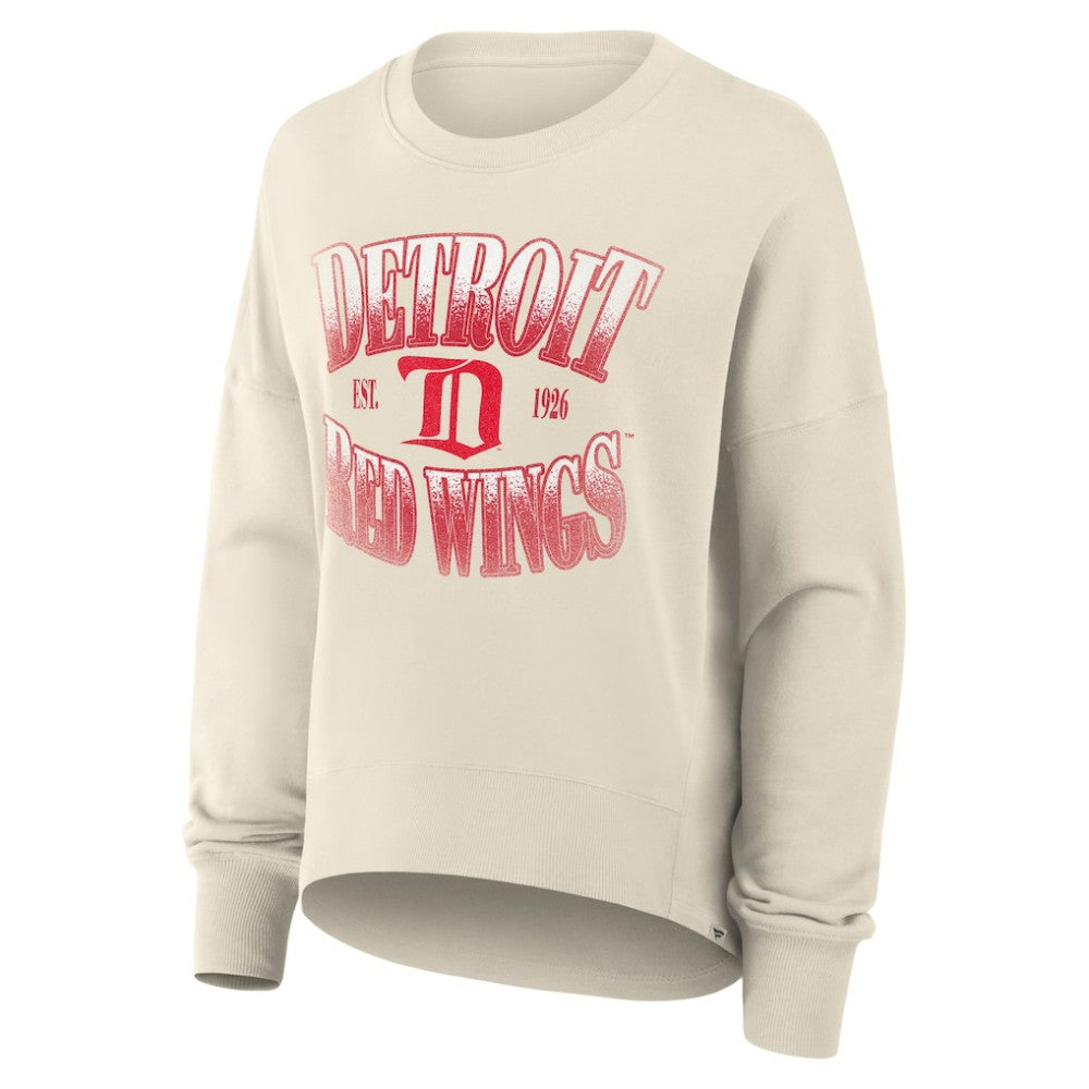 Detroit Red Wings Fanatics Women's Oversized Vintage Slice Pullover Sweatshirt -  NHL Sweatshirts