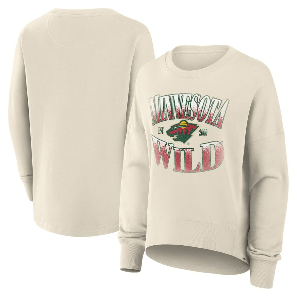 Minnesota Wild Fanatics Women's Oversized Slice Pullover Sweatshirt -  NHL Sweatshirts