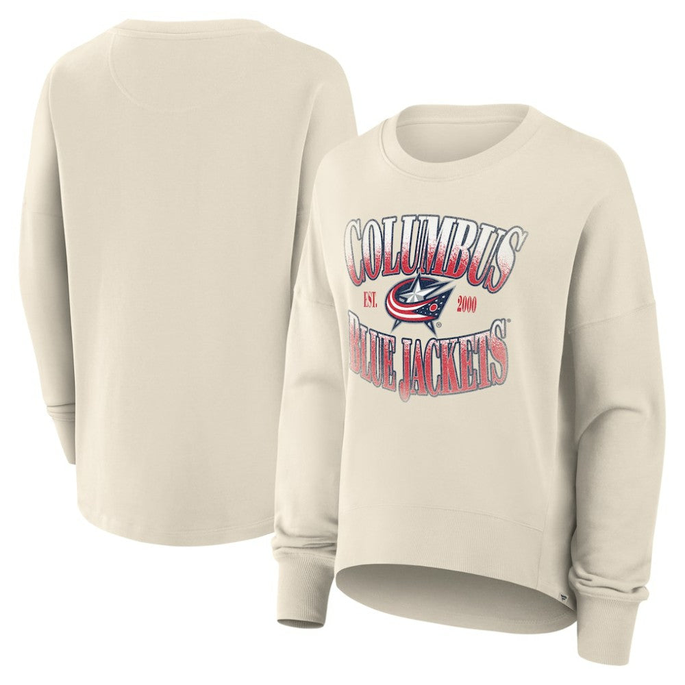 Columbus Blue Jackets Fanatics Women's Oversized Slice Pullover Sweatshirt -  NHL Sweatshirts