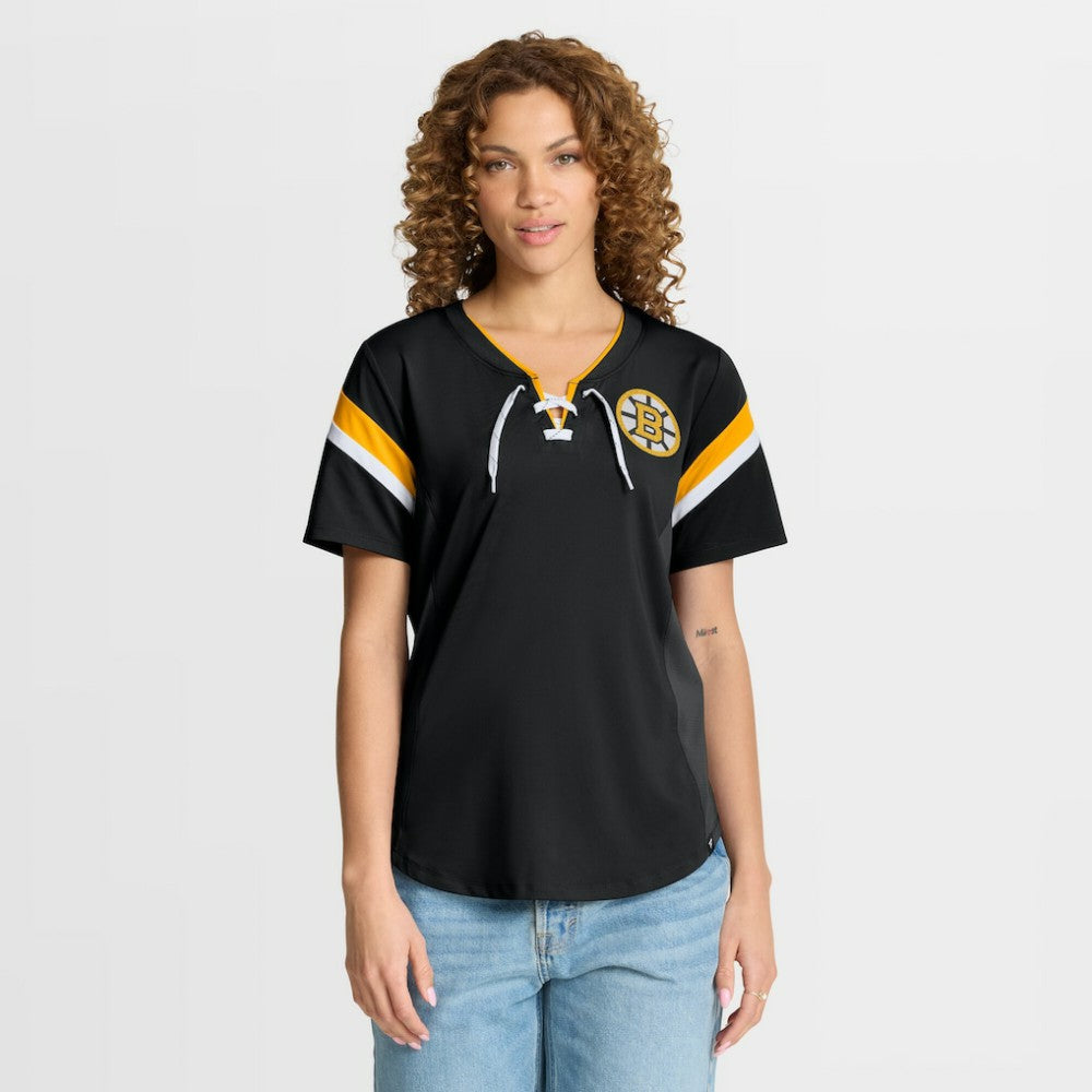 Boston Bruins Fanatics Women's Offside Athena T-Shirt -  NHL T-shirts