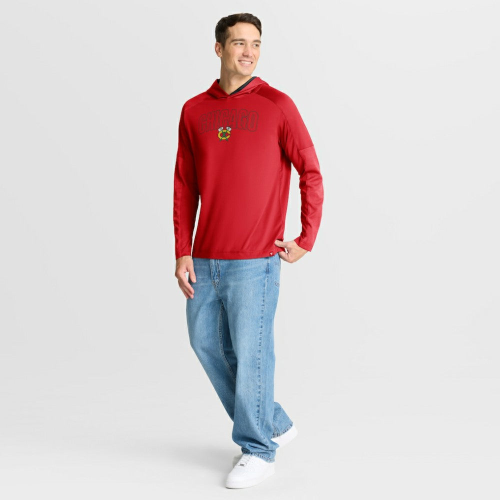 Chicago Blackhawks Fanatics Penalty Shot Long Sleeve Hoodie T-Shirt -  NHL T-shirts