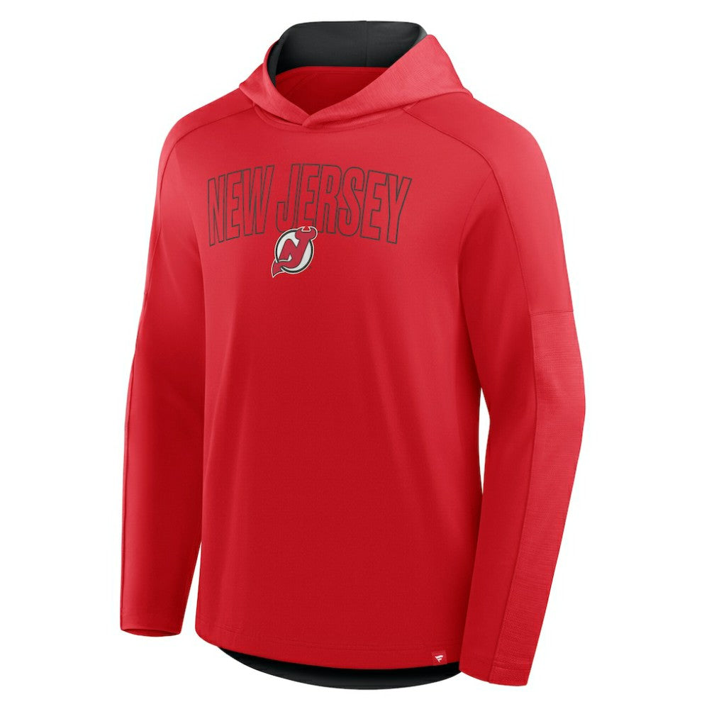 New Jersey Devils Fanatics Penalty Shot Long Sleeve Hoodie T-Shirt -  NHL T-shirts