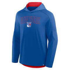 New York Rangers Fanatics Penalty Shot Long Sleeve Hoodie T-Shirt -  NHL T-shirts