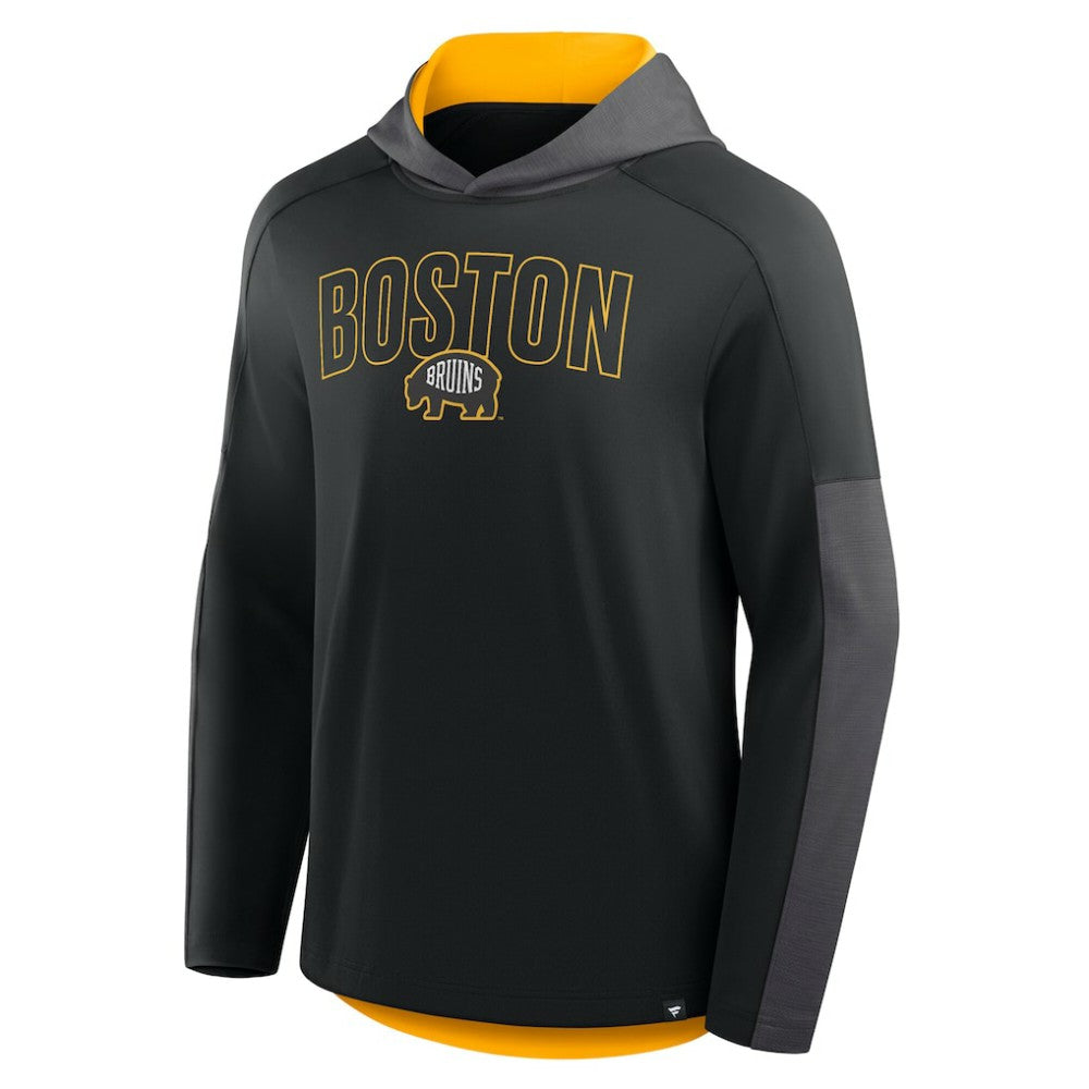 Boston Bruins Fanatics Penalty Shot Long Sleeve Hoodie T-Shirt -  NHL T-shirts