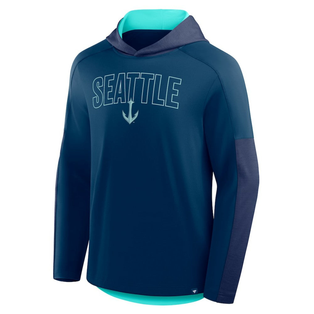 Seattle Kraken Fanatics Penalty Shot Long Sleeve Hoodie T-Shirt -  NHL T-shirts
