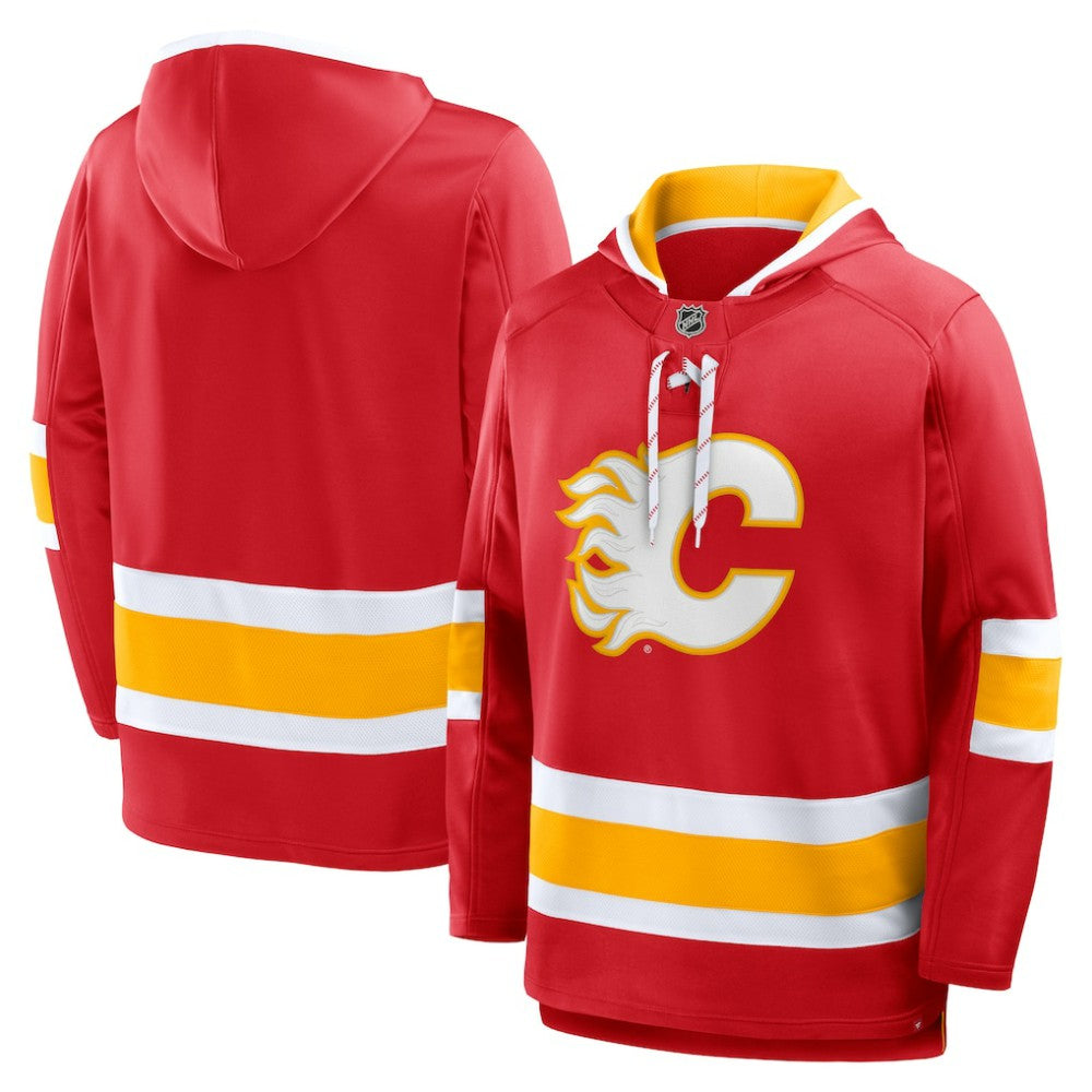 Calgary Flames Fanatics Prime Time Fleece Hoodie -  NHL Hoodies