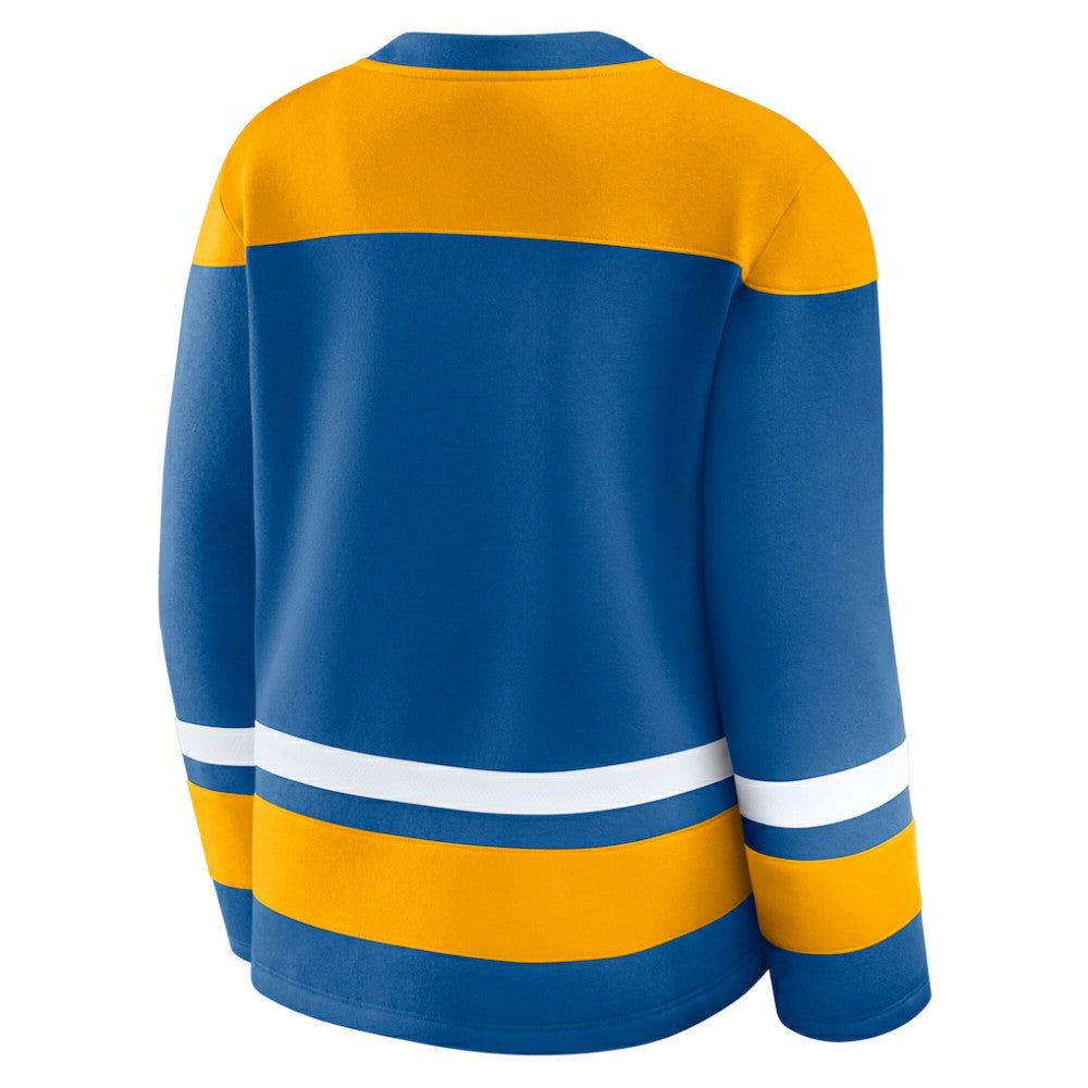 St. Louis Blues Fanatics Women's Icing Long Sleeve Lace Up Sweatshirt -  NHL Sweatshirts