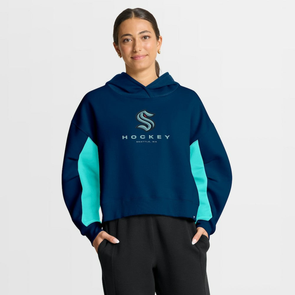 Seattle Kraken Fanatics Women's Back Check Boxy Hoodie -  NHL Hoodies