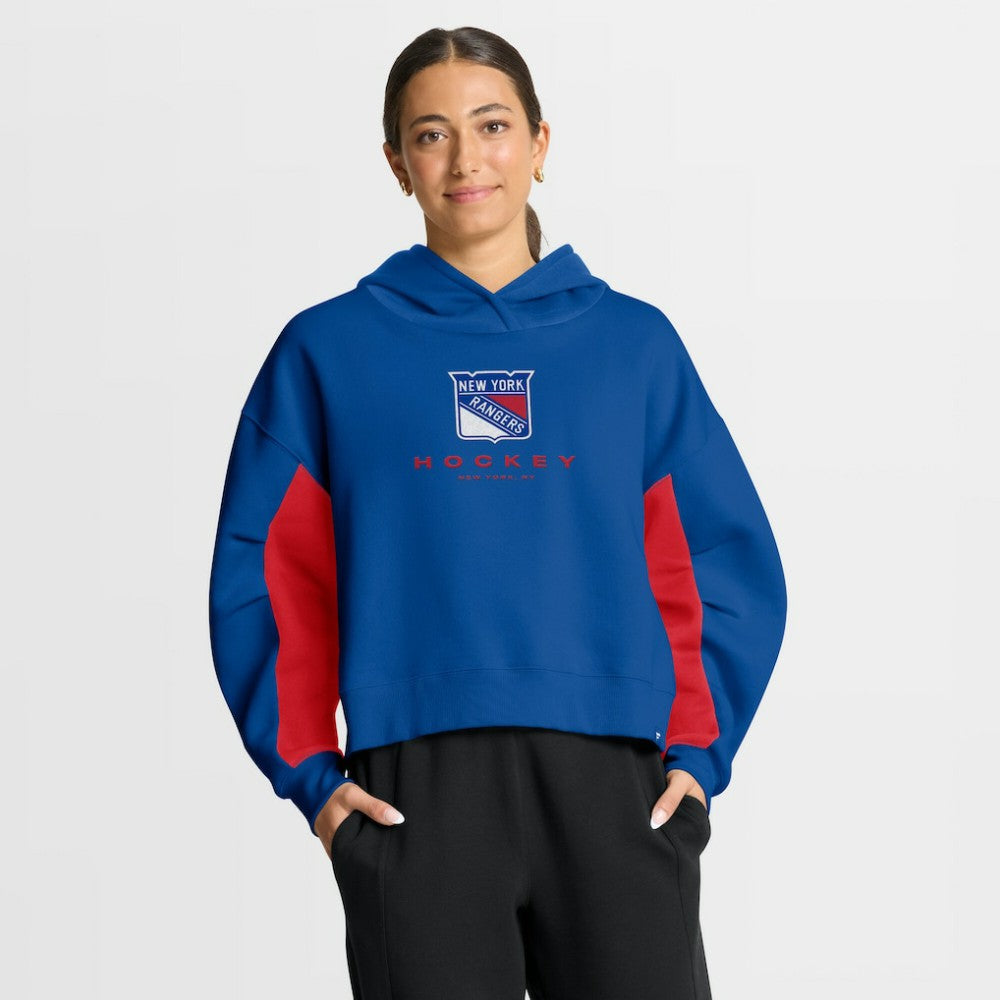 New York Rangers Fanatics Women's Back Check Boxy Hoodie -  NHL Hoodies