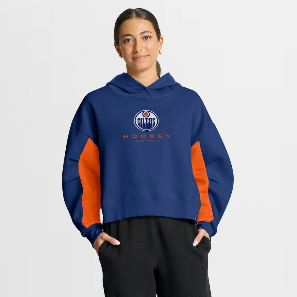 Edmonton Oilers Fanatics Women's Back Check Boxy Hoodie -  NHL Hoodies