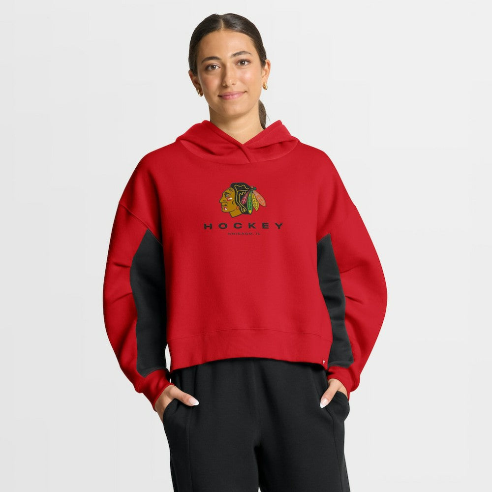 Chicago Blackhawks Fanatics Women's Back Check Boxy Hoodie -  NHL Hoodies