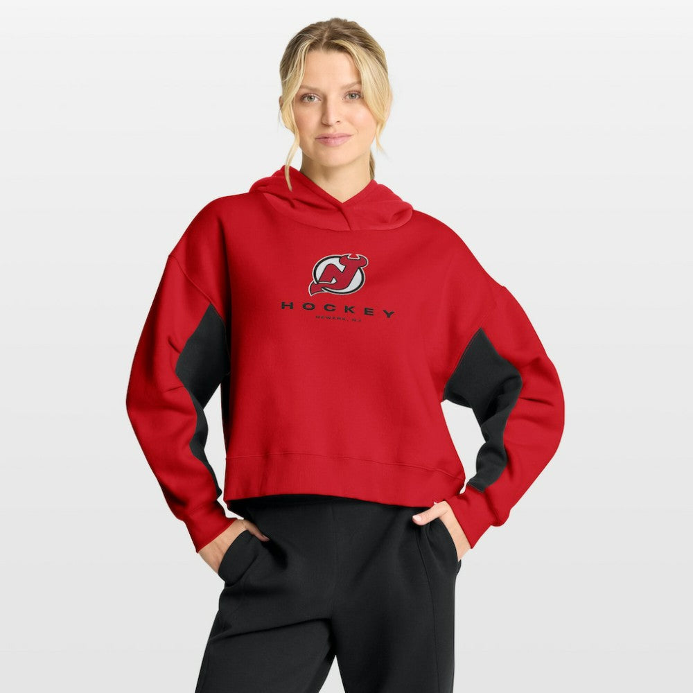 New Jersey Devils Fanatics Women's Back Check Boxy Hoodie -  NHL Jerseys