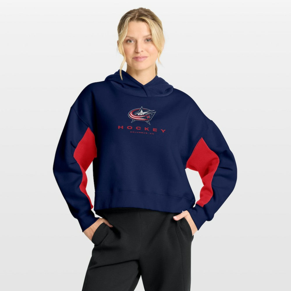Columbus Blue Jackets Fanatics Women's Back Check Boxy Hoodie -  NHL Hoodies