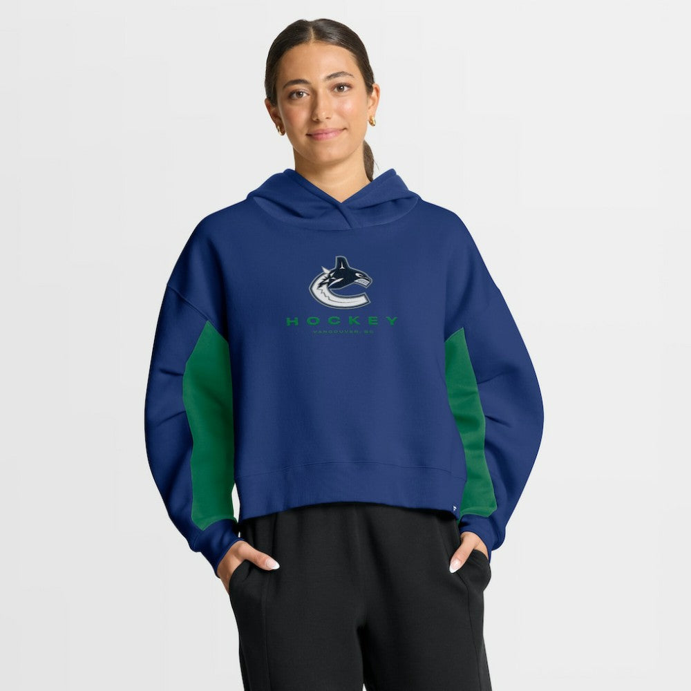 Vancouver Canucks Fanatics Women's Back Check Boxy Hoodie -  NHL Hoodies