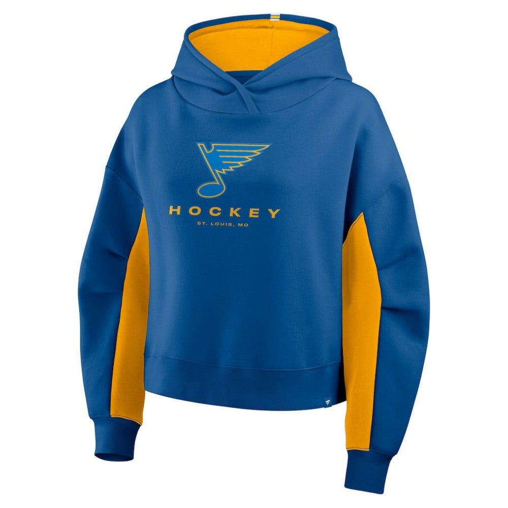 St. Louis Blues Fanatics Women's Back Check Boxy Hoodie -  NHL Hoodies