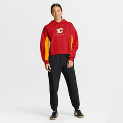 Calgary Flames Fanatics Women's Back Check Boxy Hoodie -  NHL Hoodies
