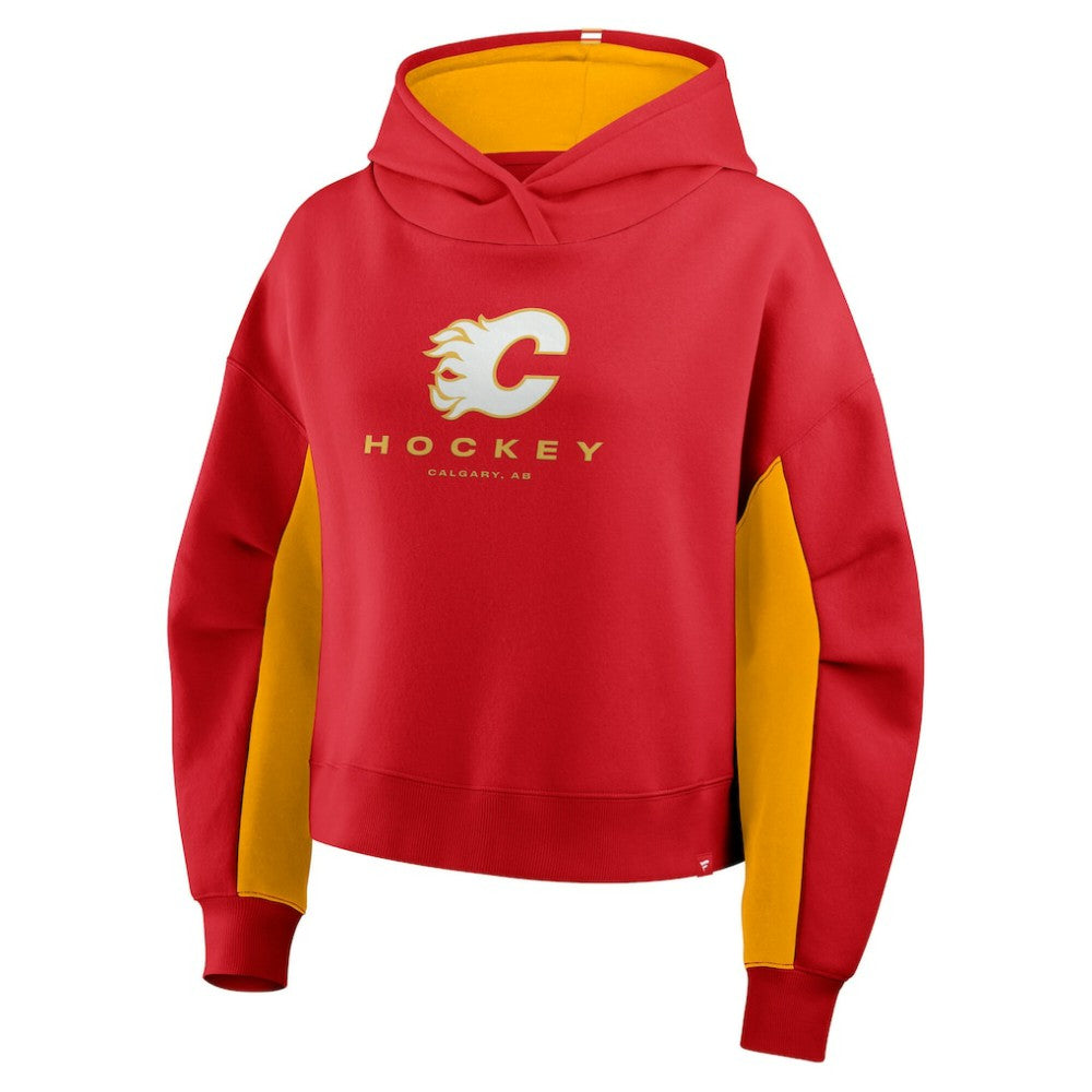 Calgary Flames Fanatics Women's Back Check Boxy Hoodie -  NHL Hoodies