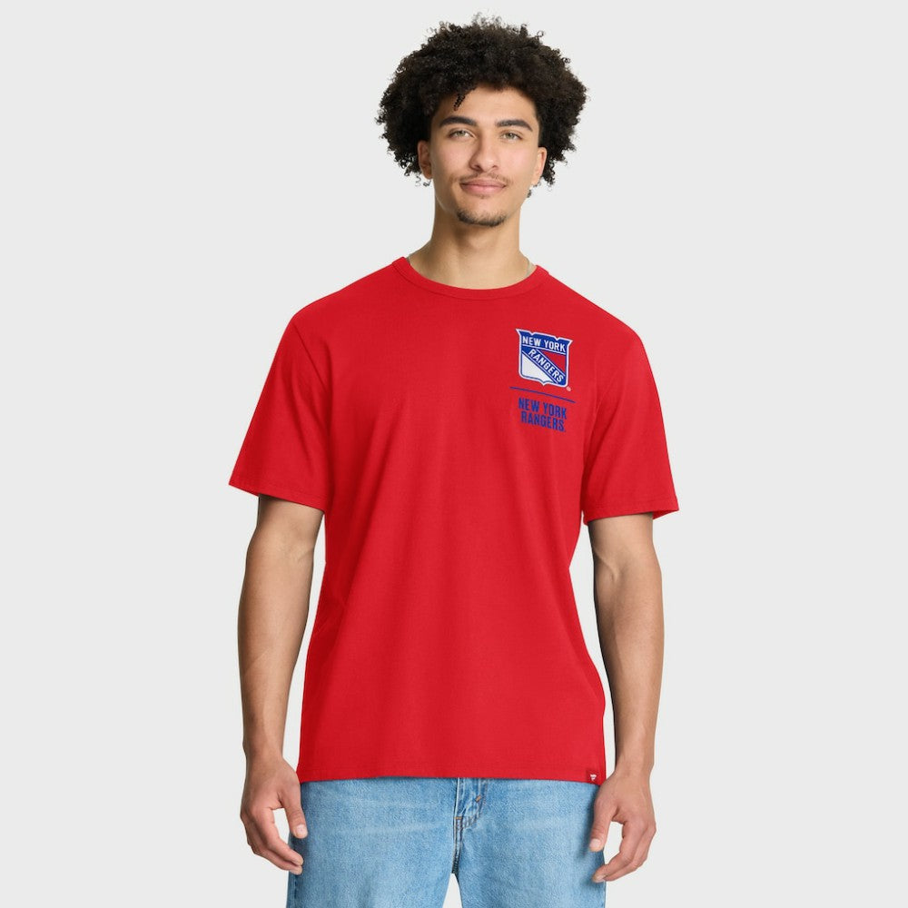 New York Rangers Fanatics Crash The Net Legacy T-Shirt -  NHL T-shirts