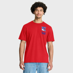 New York Rangers Fanatics Crash The Net Legacy T-Shirt -  NHL T-shirts