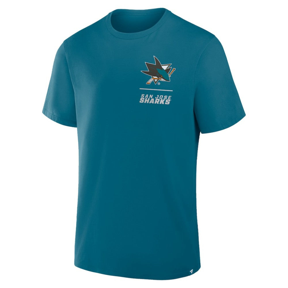 San Jose Sharks Fanatics Crash The Net Legacy T-Shirt -  NHL T-shirts