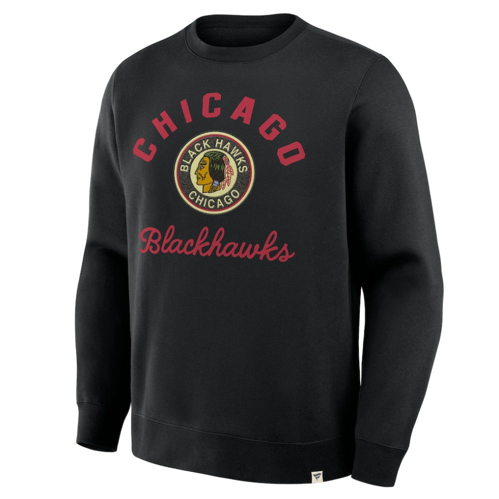 Chicago Blackhawks Fanatics Vintage Stickler Sweatshirt -  NHL Sweatshirts