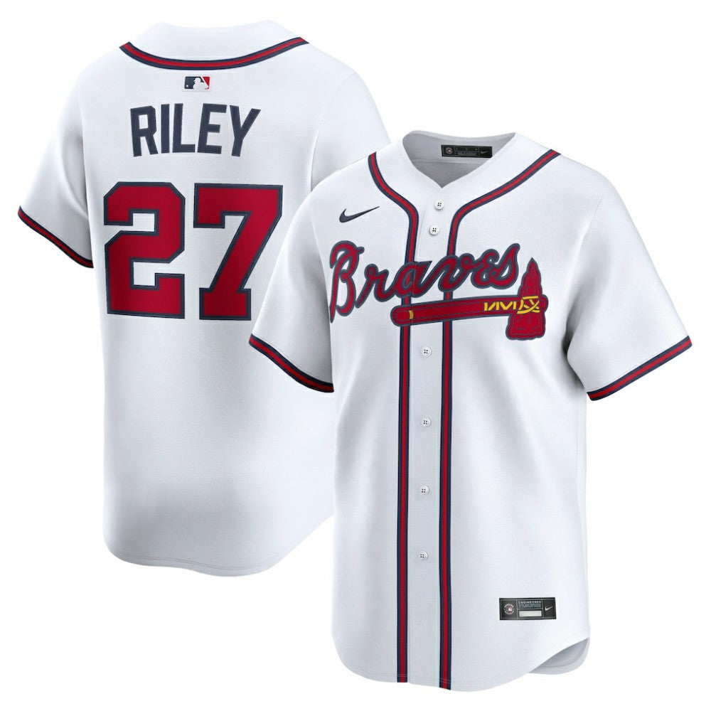 Austin Riley Atlanta Braves Nike Home Limited Player Jersey - MLB Jerseys