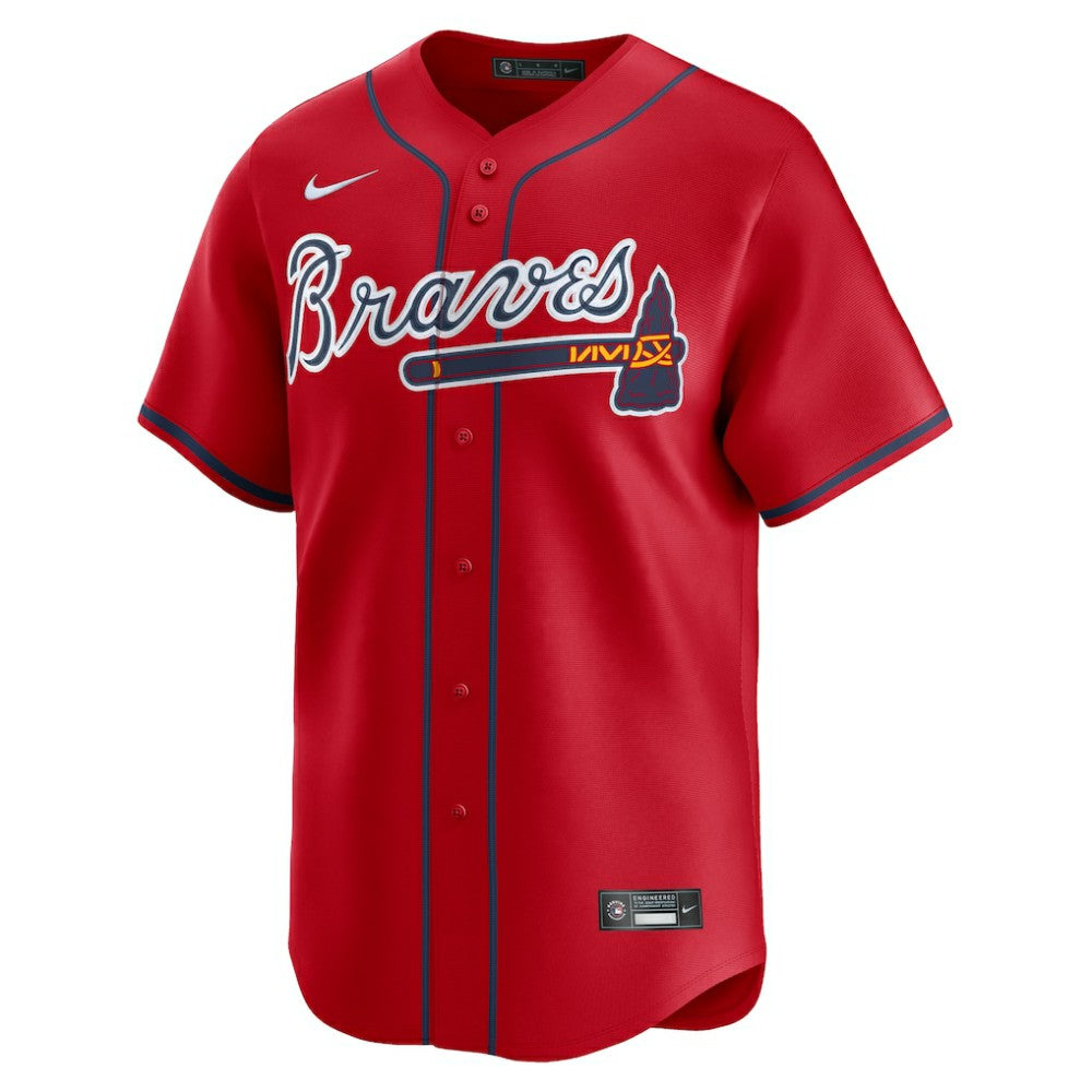 Spencer Strider Atlanta Braves Nike Alternate Limited Player Jersey - MLB Jerseys