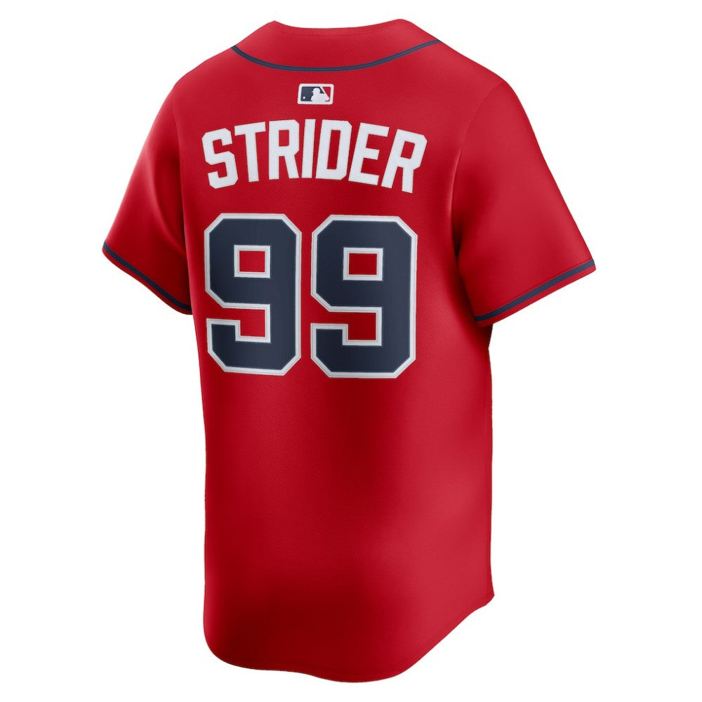 Spencer Strider Atlanta Braves Nike Alternate Limited Player Jersey - MLB Jerseys