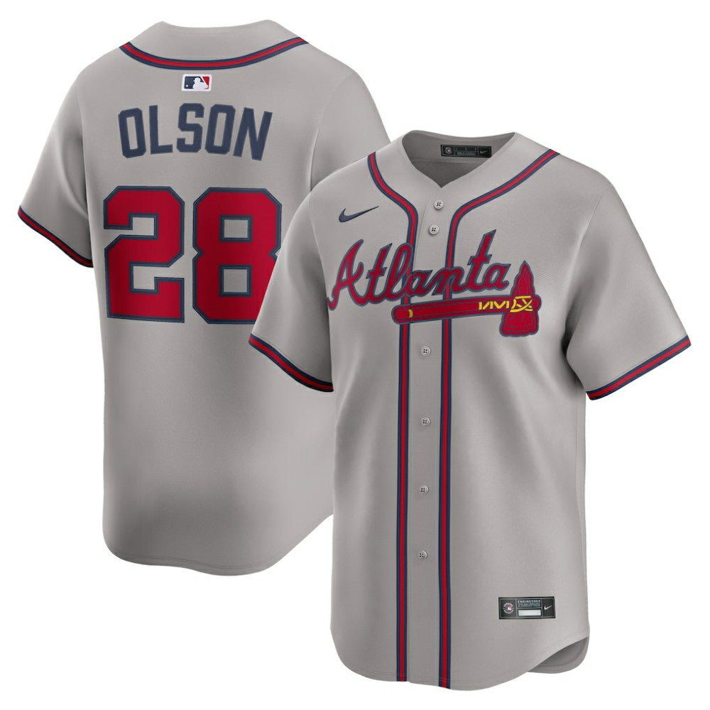 Matt Olson Atlanta Braves Nike Road Limited Player Jersey - MLB Jerseys