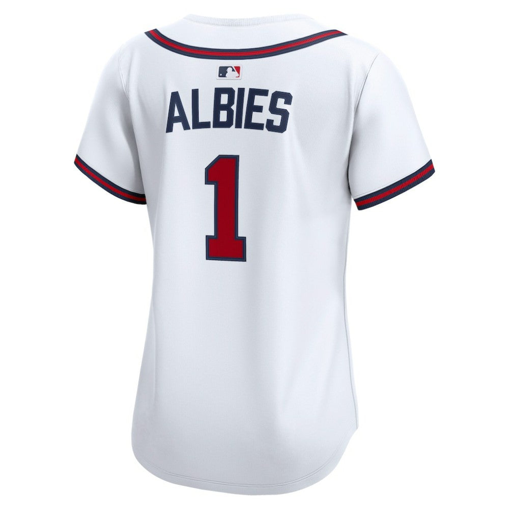 Ozzie Albies Atlanta Braves Nike Women's Home Limited Player Jersey - MLB Jerseys
