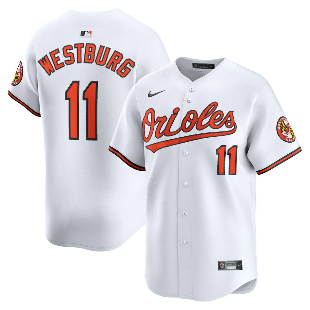 Jordan Westburg Baltimore Orioles Nike Home Limited Player Jersey - MLB Jerseys