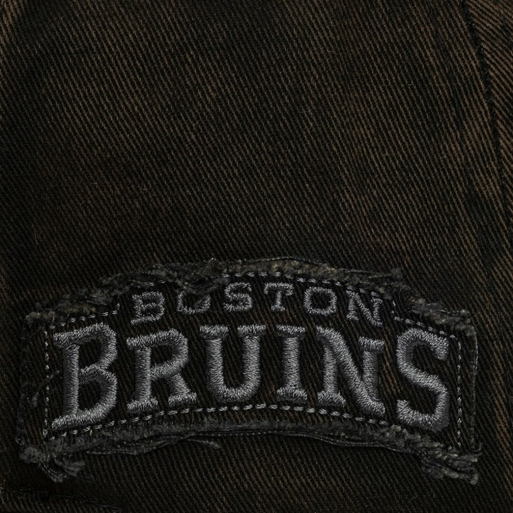 Boston Bruins Mitchell & Ness Downtown Snow Wash Pro-Crown Adjustable Hat -  NHL Hats